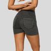 Damenmode Lässig Sommer Cross High Waist Denim Yoga Drei Hosen Shorts