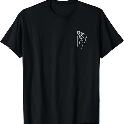 Funny Italian Hand Gesture Italian Flag Italian Roots Italia T-Shirt