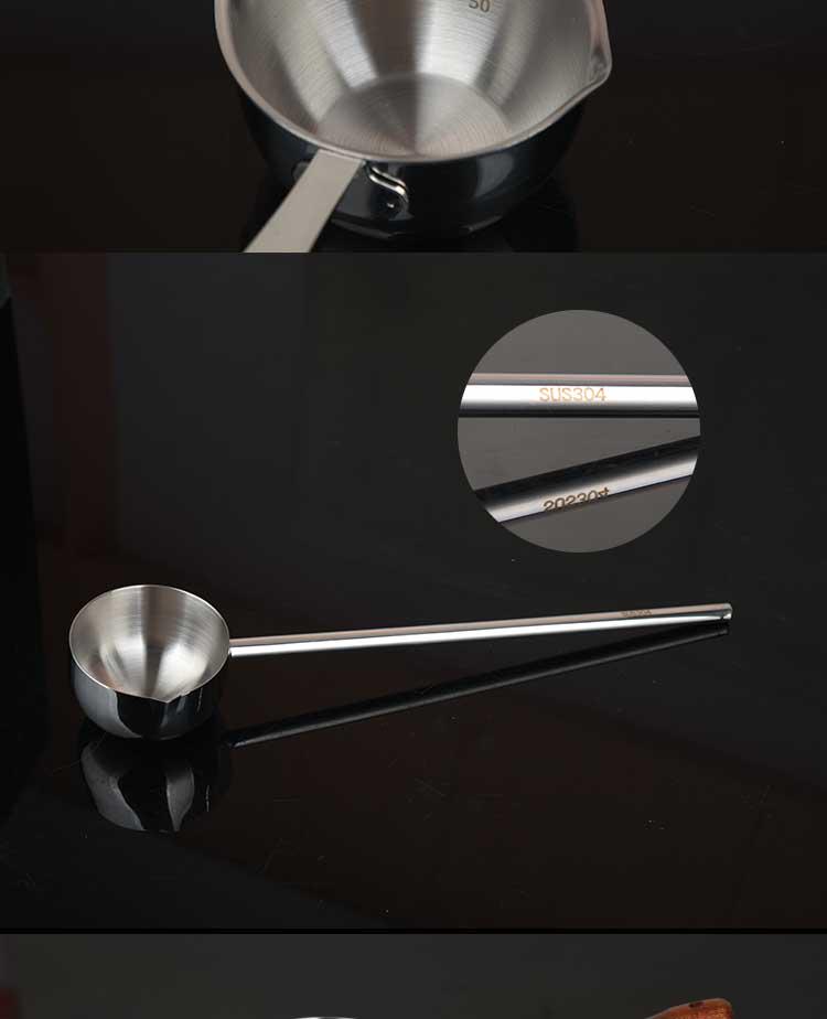 304 Stainless Steel Long-Handle Mini Oil Pouring Pot