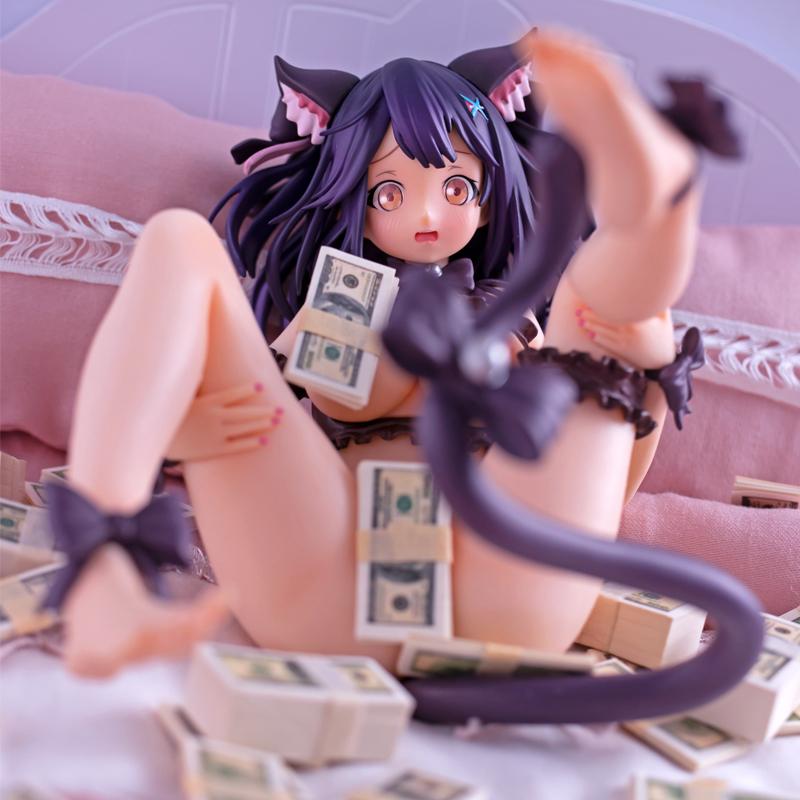 15CM Anime Sexy Girl 1/6 Nine Lives Cat Bikini LotNG PVC Action Figure Model Doll Collection Car Desktop Ornaments Toy Gifts