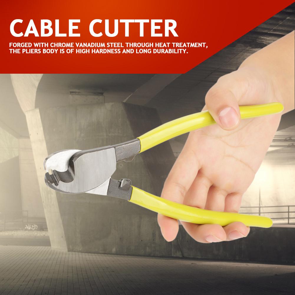 RT 38 8 Chrome Vanadium Steel Cable Wire Cutter Electric Wire Cutting Pliers Hand Cutting Tool