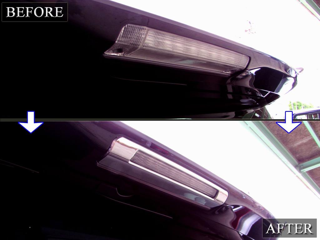 BRIGHTZ Chrome High Mount Ring for Vellfire Rear Rear 28339 [HI-MOU-RIN-005] 30/35, Spoiler, Wing, ANH20W, ANH25W, GGH20W, GGH25W, ANH20, ANH25,