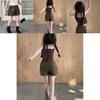 Stylish Cotton Summer Outfit Set For Girls Featuring Trendy Sleeveless Tank Top And Chic Overalls
