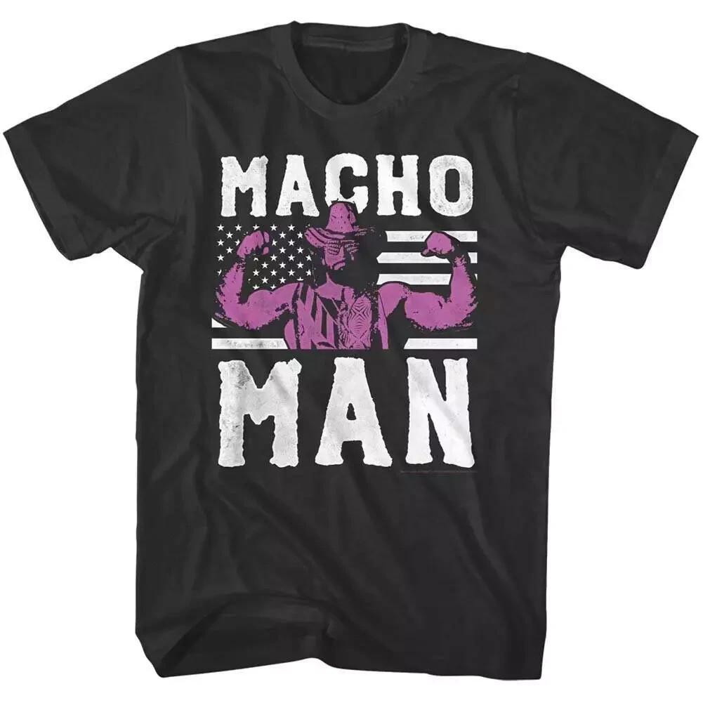 Macho Man American Hero Men T Shirt L