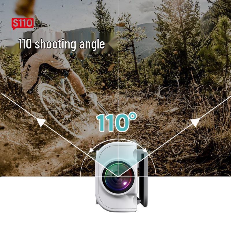 S110 Head-Mounted Outdoor Camera Glasses for Fishing, Takeaway, and Cycling