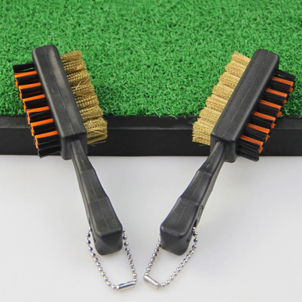 Portable Golf Club Brush Dual Sided Anti-oxidation Anti-rust Golf Putter Cleaning Brush Cleaning Tool