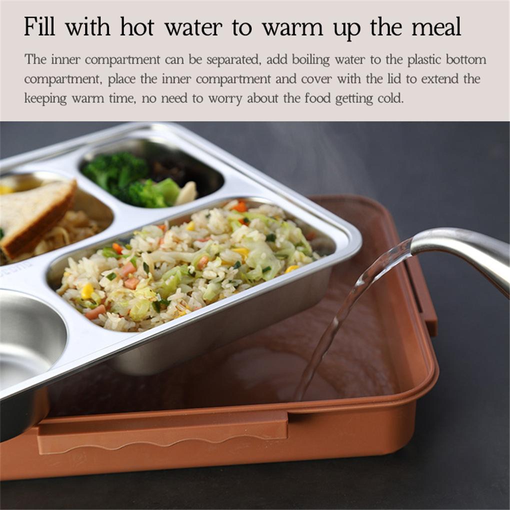 Lunch Box Stainless Steel Leak-Proof Food Case Heat Insulation Storage Container