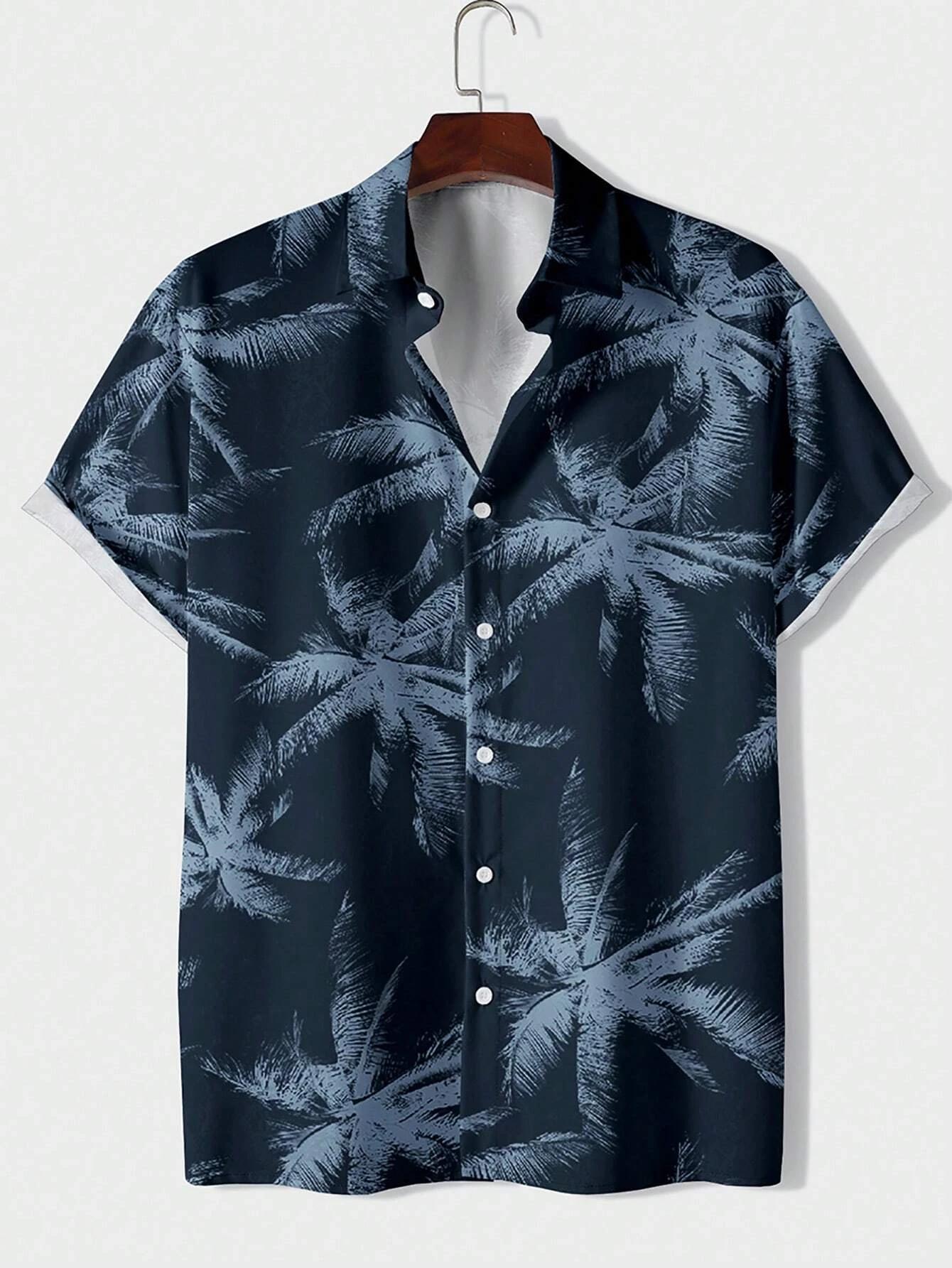 

Hawaiian Shirt Man Print Casual Thin Beach Slim Fashion Shirt High Quality Luxury Black Social Vintage Funny Oversized Clothes 3XL