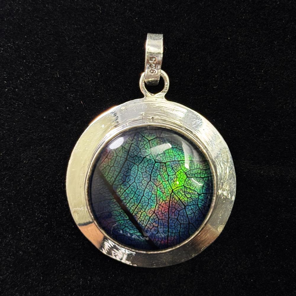 Natural Opal Pendant 925 Sterling Silver 28 ct Oval Gemstone Jewelry October Birthday Birthstone