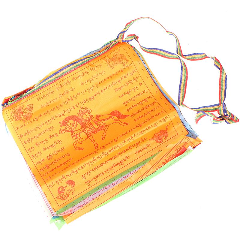 8,4 M 30 listů 5 barev Náboženské vlajky Tibetské buddhistické potřeby Modlitební vlajka