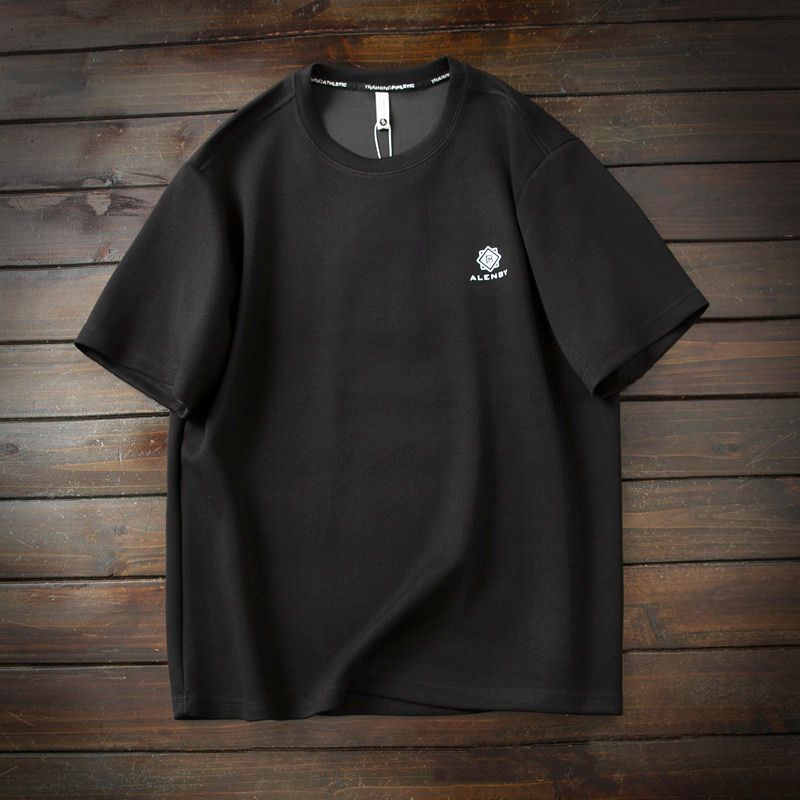 Nordic Orders Are Available in Large Sizes! Soft Elastic Liquid Ammonia Air Cotton Men's Summer Breathable round Neck Short sleeve Base T-shirt