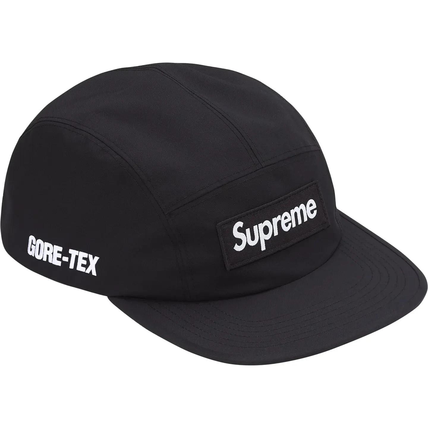 770063 Supreme GORE-TEX Camp Cap Black One-Size