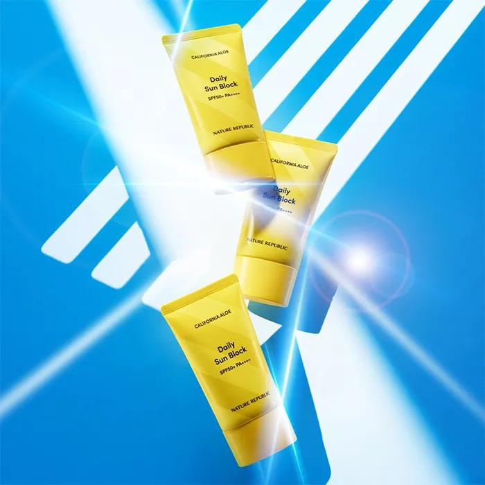 [2ea] California Aloe Daily Sunblock SPF50+ PA++++