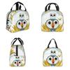 Puffin Rock En Nieuwe Vrienden Geïsoleerde Lunchtas voor Vrouwen Kinderen Draagbare Voedseldozen Thermische Lunchbox Tote