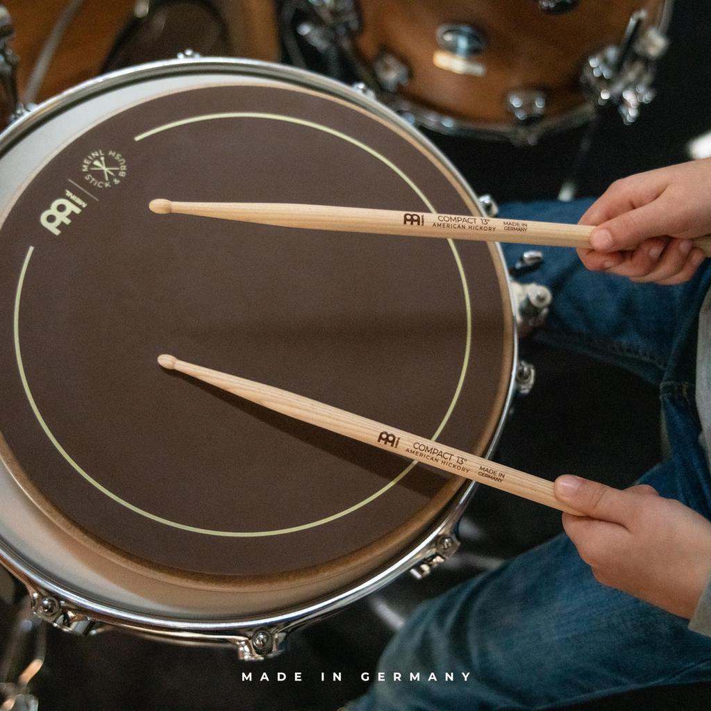 MEINL Stick & Brush Compact Drumsticks, 13" Hickory, SB139 (330 x 13mm)