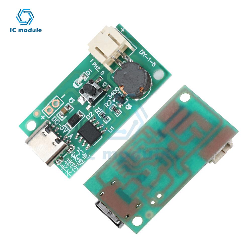 DC 5V 1.5-2W Mini Single Jet Humidifier Misting Module Ultrasonic Atomization Maker ir Plant Humidifier Misting Driver Board