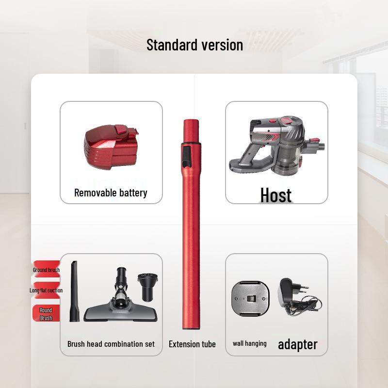 ZEK Cordless Handheld Vacuum Cleaner - Powerful, High-Power, Upright, Rechargeable for Home Cleaning