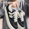 Leinenschuhe Damen 2025 Frühling neue schicke Low-Top Board Schuhe Koreanische Version von trendigen Freizeitschuhen vielseitige Hong Kong Stil Studentenschuhe