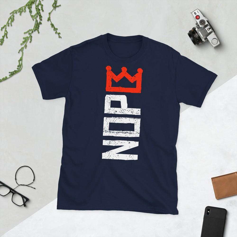 No Kings Protest Sign Vertical TShirt S