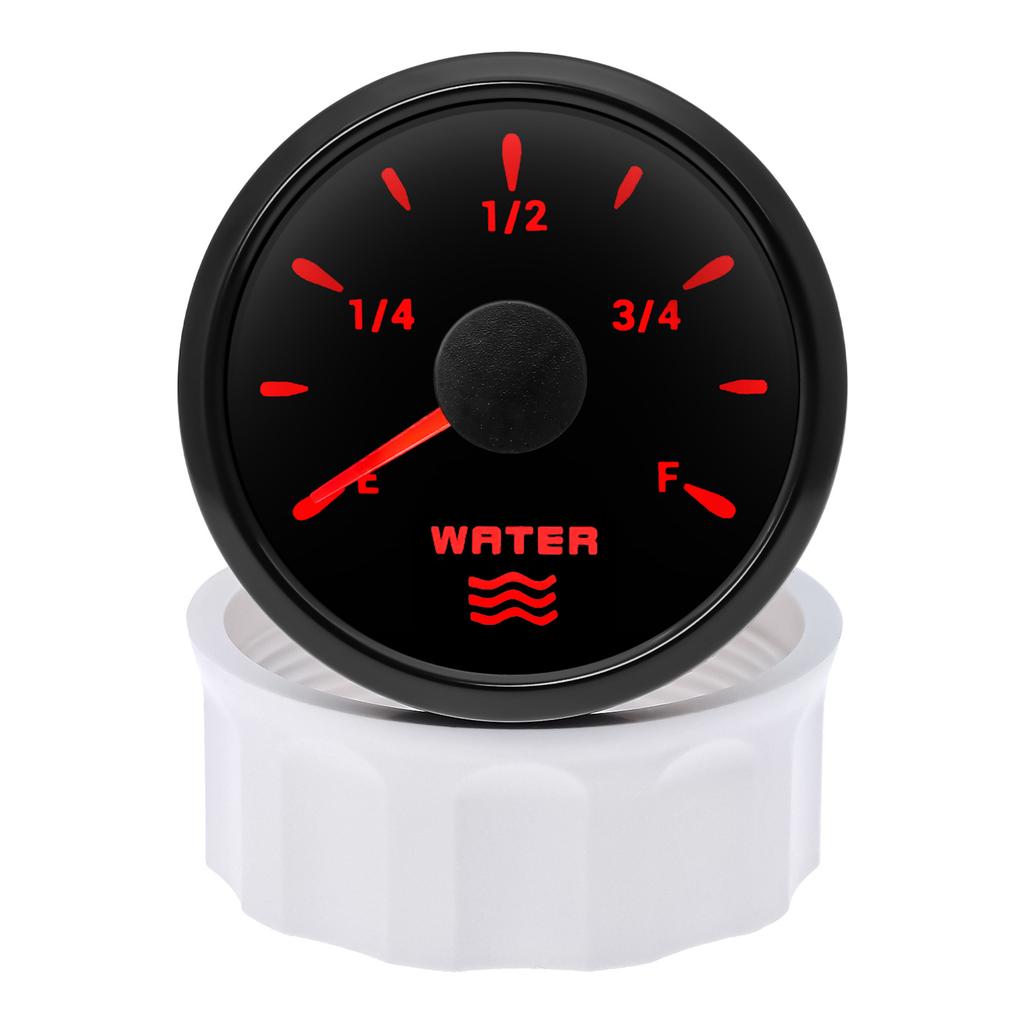 7 Colors Backlight 52MM Water Temperature Gauge Fuel/Water Level Gauge Oil Press Gauge Volt Meter For Marine Boat Car Truck