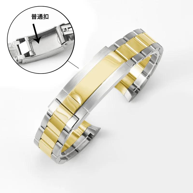20mm for Rolex Daytona Oyster Perpetual Submariner Seiko NH35 Watch Strap Wrist Bracelet Solid Stainless Teel Watchband 21mm