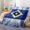 Hamburger SV Print FlAannel Blanket, High Quality Comfortable for All Seasons, Home Decor, Warmth and Comfort