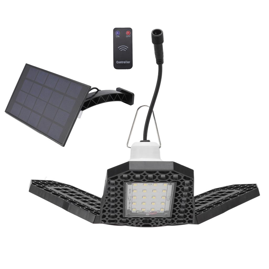 Solarleuchte Außen IP65 Wasserdicht Fernbedienung LED Solarbetriebene Leuchte für Hof Garten