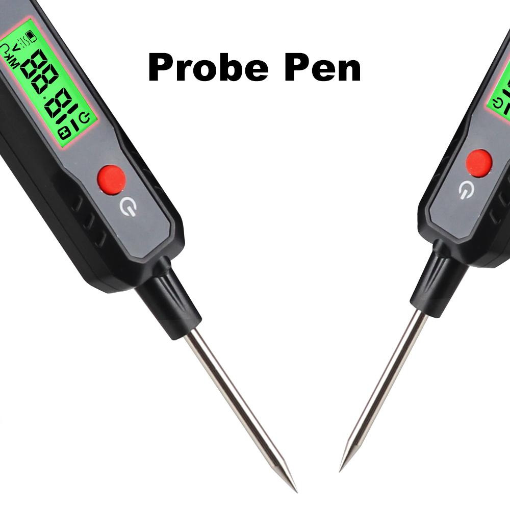 Circuit Detector HT86 0.8V-100V DC/Resistance Test Universal Digital LCD Display Car Voltage Tester With Flashlight Probe Pen