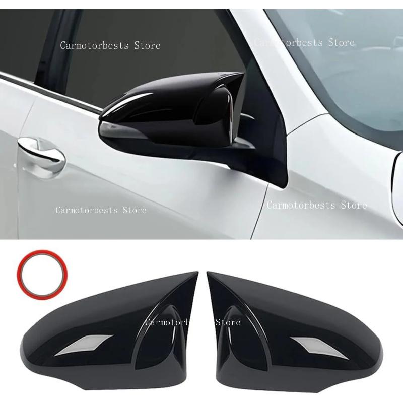 Car Rearview Side Mirror Cover Fit For Toyota Camry Corolla Avensis Auris 2014-2018 Wing Cap Rear View Case Trim Carbon Fiber
