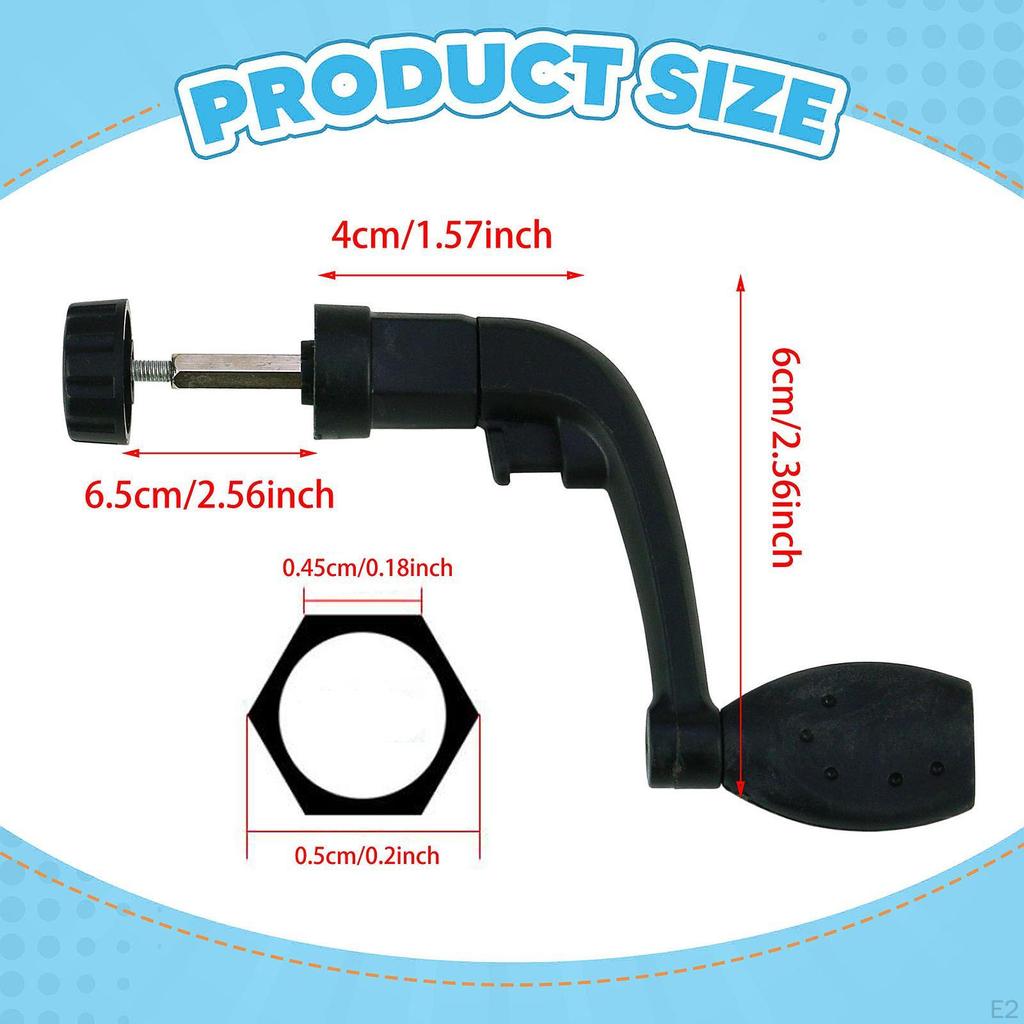 Fishing Reel Power Handle Grip Repair Parts Ergonomic Universal Rotary Knob Easy Installation Wheel