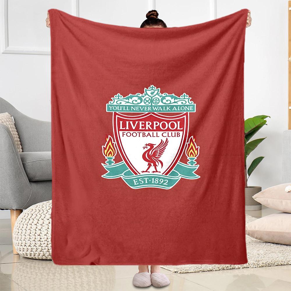 Never Walk Alone: Liverpool Fc Pride Blanket Durable Comfort Great for Office Bedding Bed for All Occasions Digital Print