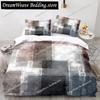 Art Green Blue Black Striped Plaid Patch Style Duvet Cover Pillow Case Bedding Set Quilt Cover Double Bed Home Textile963963