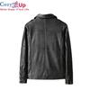 Cozy Up Mens Classic Asymmetrical Faux Leather Motorcycle Jacket