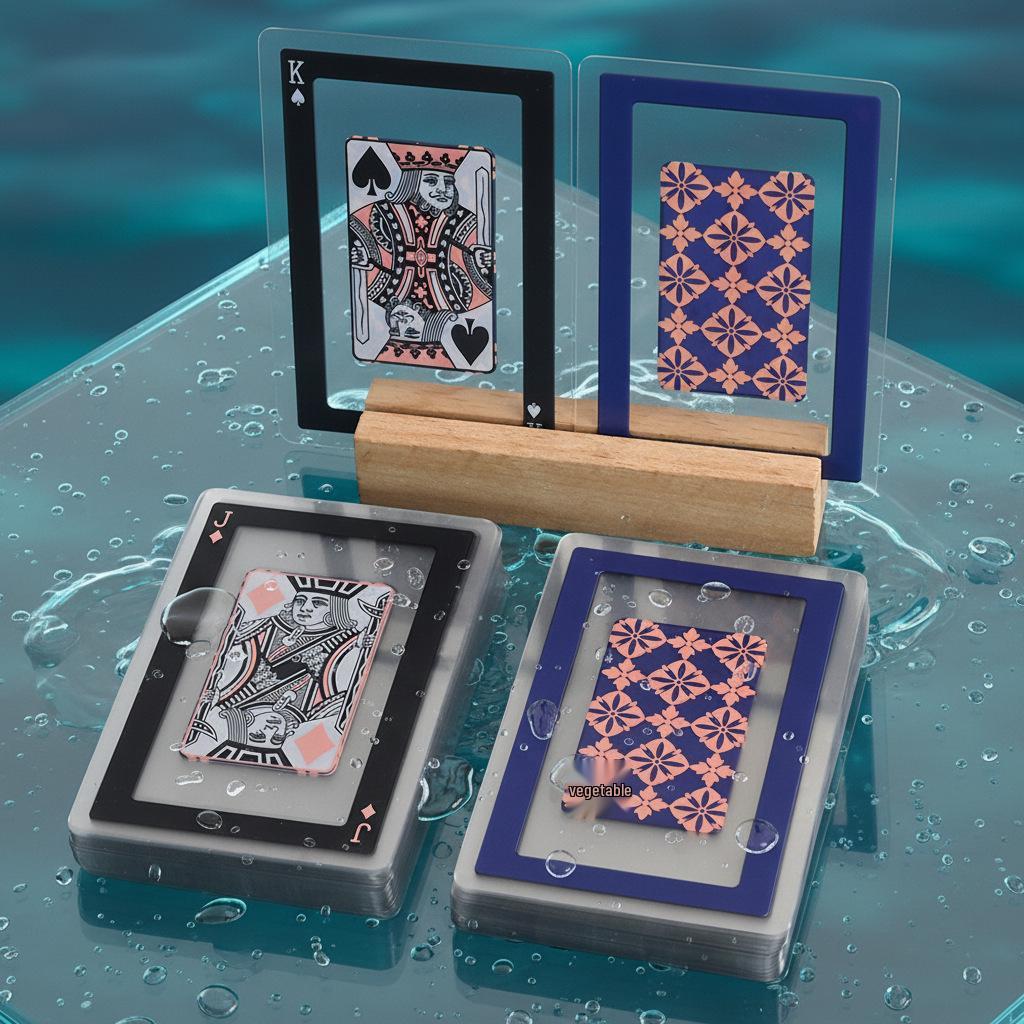 Custom Waterproof PVC Playing Cards - Ideal for Outdoor Entertainment and Party Decor