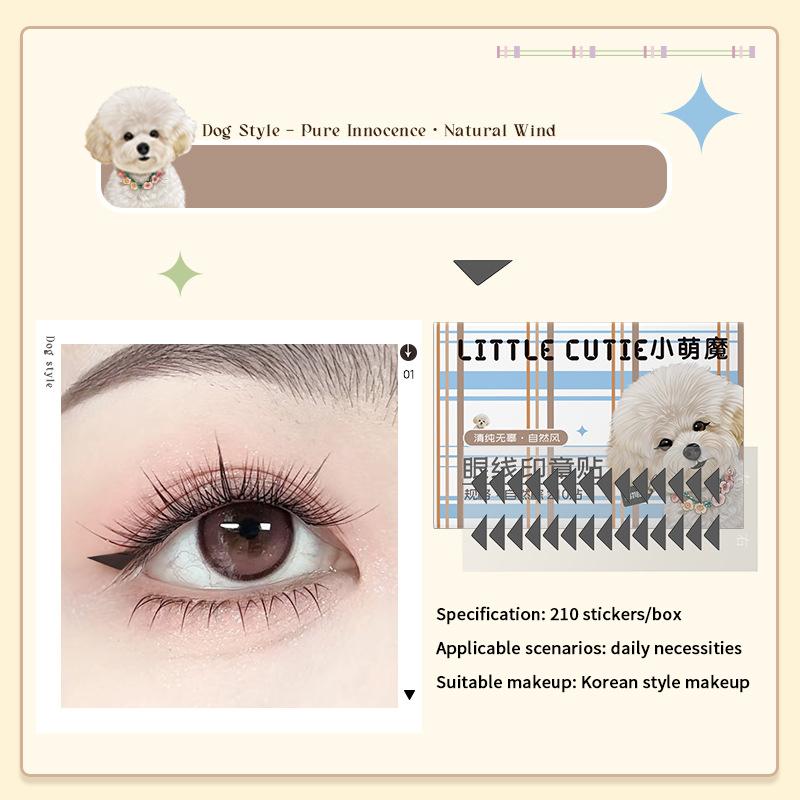 168/210 Peças Adesivo Selo Delineador Resistente à Água Resistente ao Suor Ajuste Olho Inchado Bolha Ajuste Olho Remendo Delineador