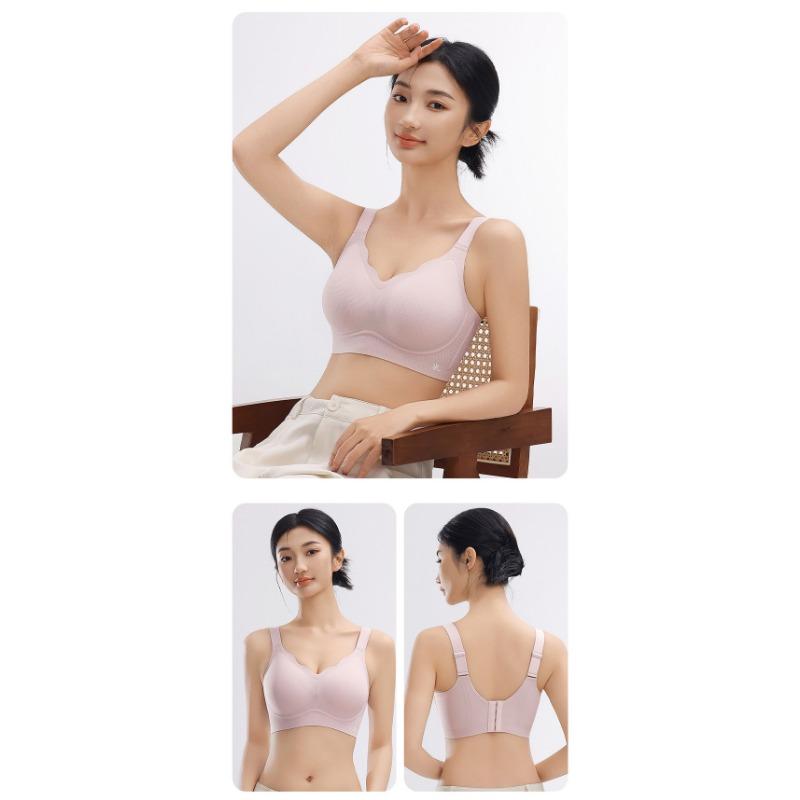 Women S Seamless Soft Support Thin Breathable Push Up Non Wired Bra
