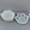 Non-stick Tigers Paw Container Mold Epoxy Resin Silicone Mold DIY Crafts Ornament Tool for DIY Storage Box Candlestick