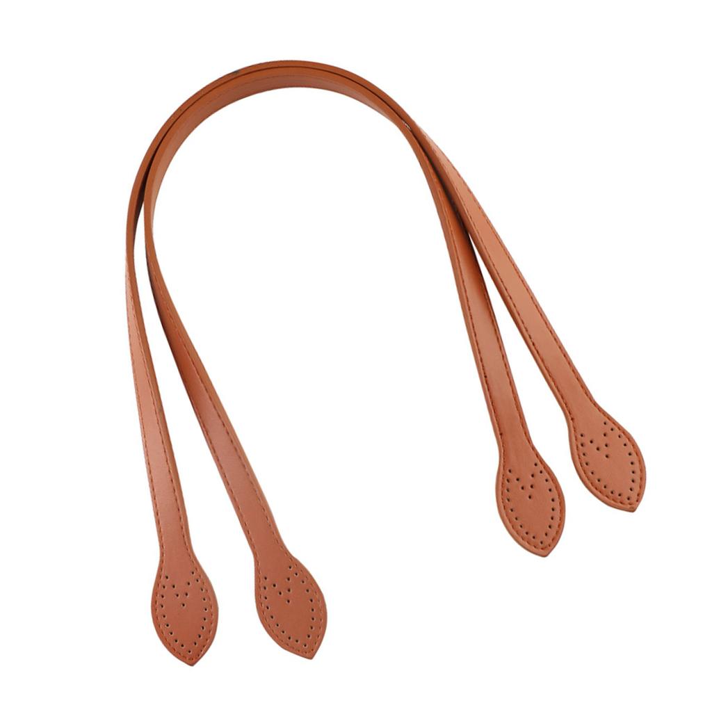 Pacote de 2 Alças de Ombro de Couro Sintético de Reposição Acessórios para Artesanato DIY e Projetos de Substituição de Bolsas