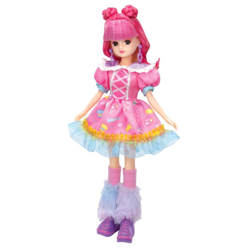 Takara Tomy Licca-chan Doll LD-29 Neo Decorative Licca-chan Dress-Up Pretend Play Toy for Ages 3 and Up