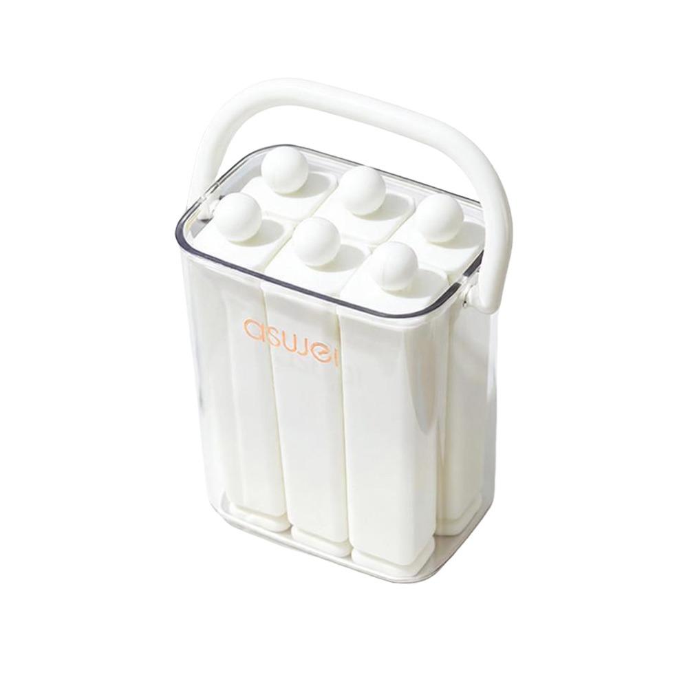 New Silicone Old Popsicle Mold with Lid Portable Frozen Ice Cream Molds Ice Maker Mold Kitchen Tools