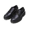 TOD'S Men's Black Leather Lace-up Platform Oxford Shoes