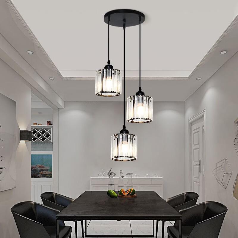 oeny Nordic Simple Dining Room Crystal Chandelier