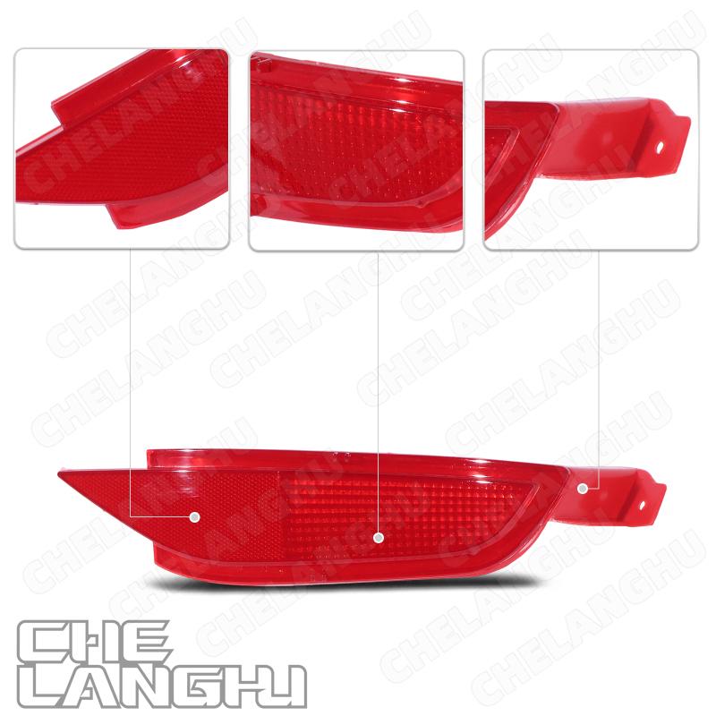 Rear Bumper Reflector Light For Ford Fiesta 2009-2014/C-Max 2010-2015 LHD Car accessories Tail Light Right Side Without Bulbs