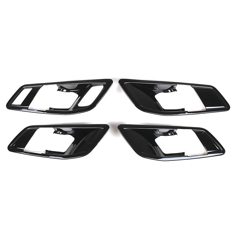 

For BMW 1 Series 2 Series F40 F44 2020-2026 ABS Carbon Fiber/Black Inner Door Handle Frame Decoration Cover Trim Car Accessories чорний