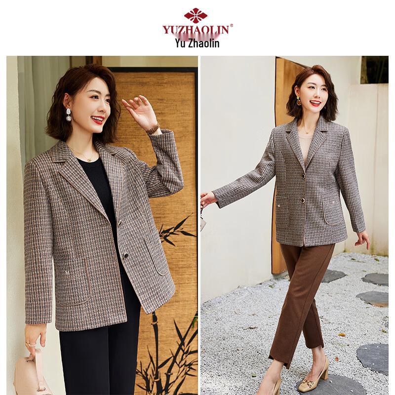 Yuzhaolin Women s Wool Blend Coat (Y243U3003) 3XL