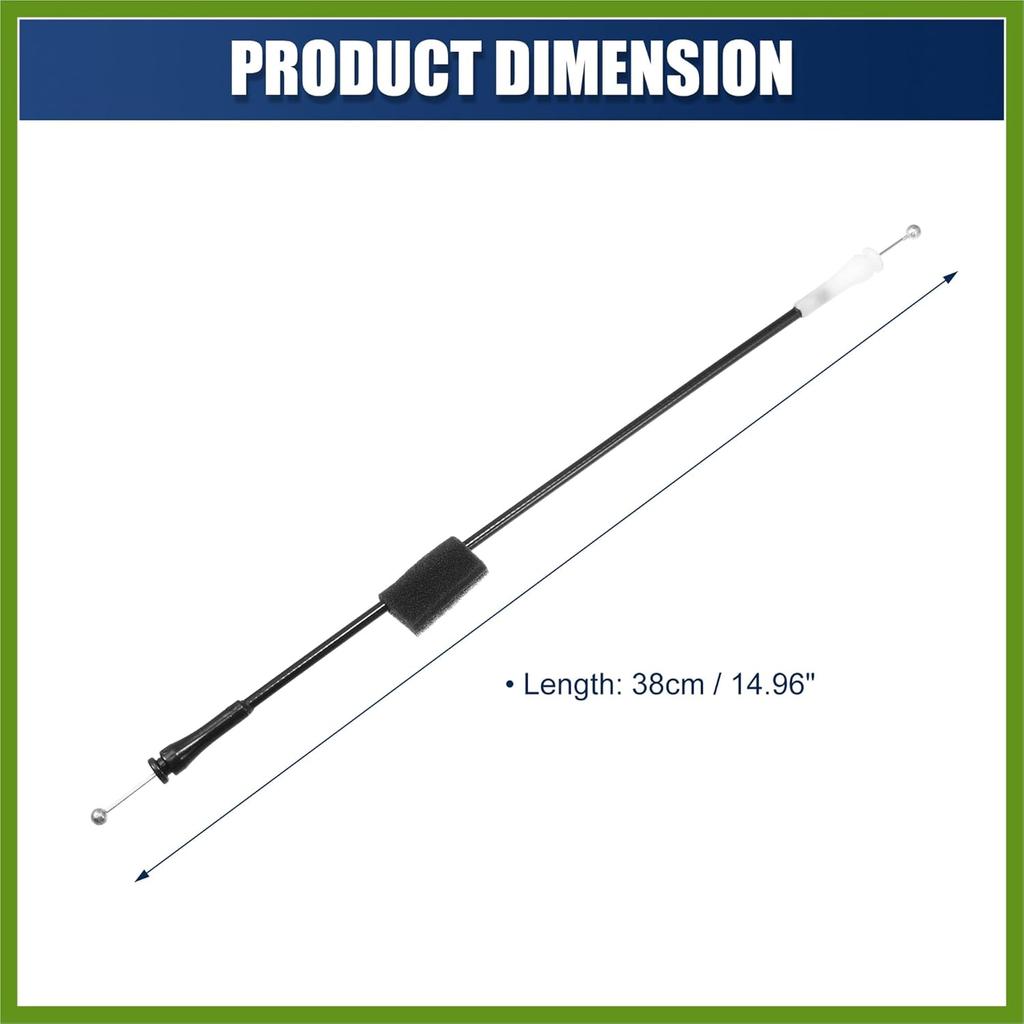 Rear Cargo Door Latch Release Cable for Ford E-150 Econoline Super Duty Expedition 1992-2019 Rear Door Handle Cable Replace F2UZ-15264A65-B 912-708