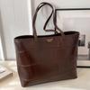 Handbag  Large Capacity  Simple Tote Bag  High End Plaid  Shoulder Bag Trendy
