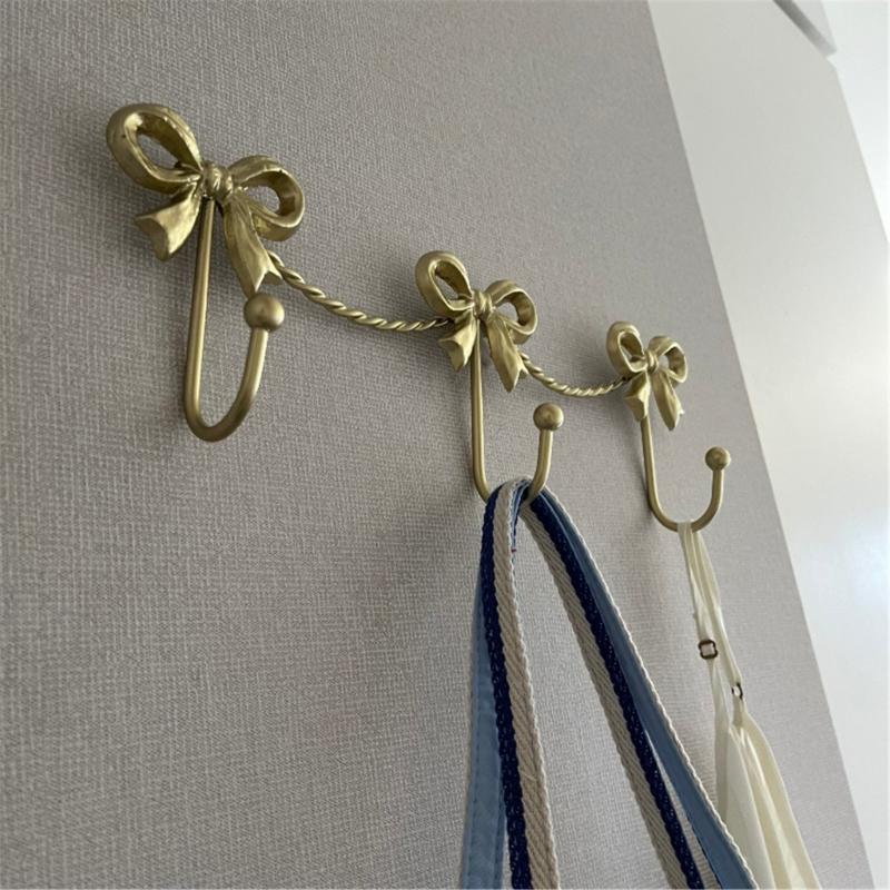 Stylish Wall Mounted Hook with Invisible Screws for Hanging Coat and Bags Strong Load Capacity Metal Clothes Hanger