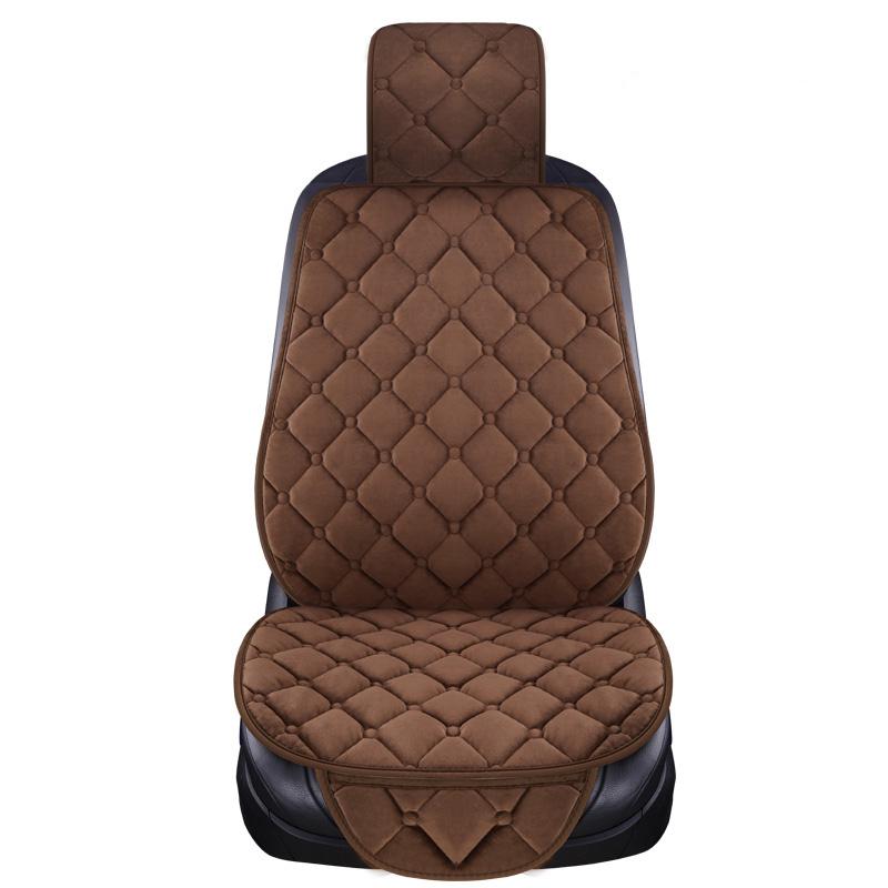 Flocking Cloth Car Seat Cover Protector Universal Front Rear Warm Warm Car Seat Cushion Protector Pad Mat with for Suv