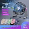 USB Aromatherapy Mini Fan with Night Light & High Wind Circulation for Home & Office